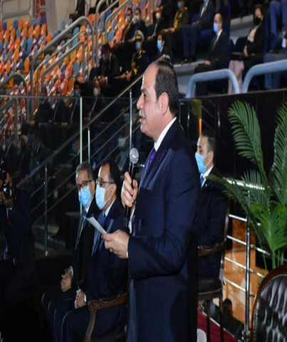 الرئيس السيسي يفتتح بطولة العالم