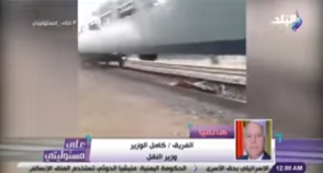 وزير النقل في مداخلة هاتفية ببرنامج "على مسئوليتي"