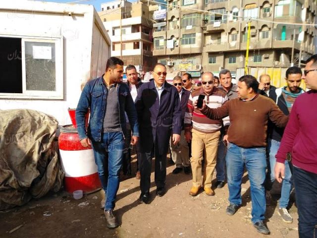 محافظ الشرقية بميدان عرابى بالزقازيق