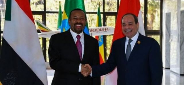 الرئيس عبد الفتاح السيسي ورئيس الوزراء الإثيوبي آبي أحمد