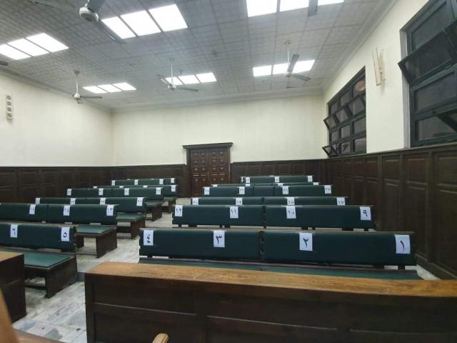 قاعة تلقي طلبات الترشح لمجلس الشيوخ 