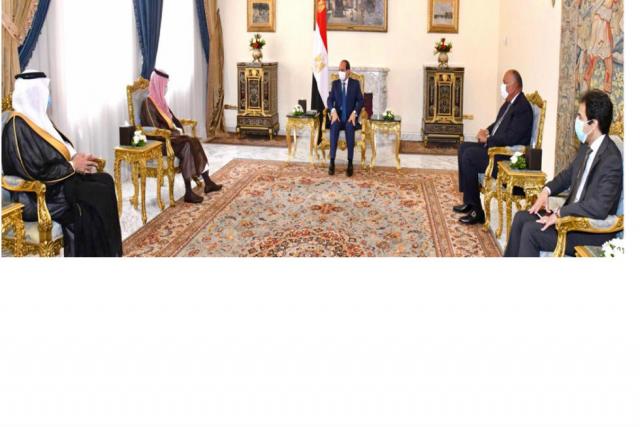 السيسي يلتقي الأمير فيصل بن فرحان آل سعود وزير الخارجية السعودي