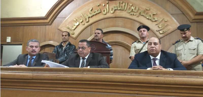 المستشار سامى عبد الحليم غنيم رئيس محكمة الجنايات بالزقازيق 