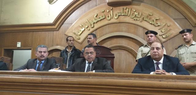 المستشار سامى عبد الحليم رئيس المحكمة