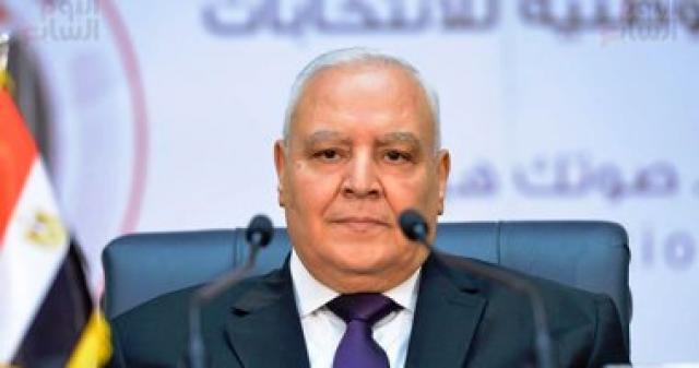 المستشار لاشين ابراهيم رئيس الهيئة الوطنية للانتخابات