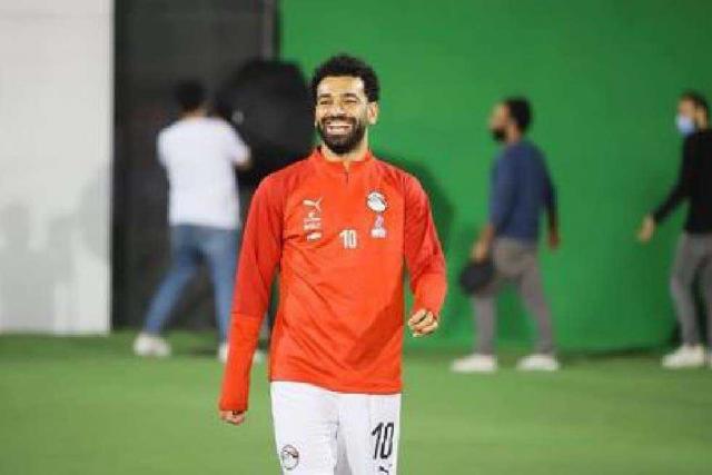 نشر محمد صلاح صورة له في معسكر منتخب مصر