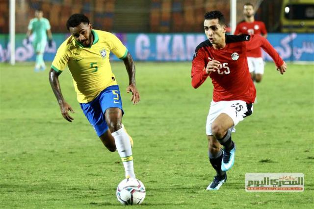 مباراة مصر والبرازيل في البطولة الودية بالقاهرة