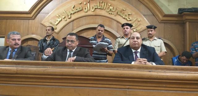 المستشار سامى عبد الحليم غنيم رئيس محكمة الجنايات بالزقازيق