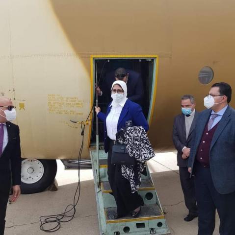 وزيرة الصحة تصل إلى بيروت 