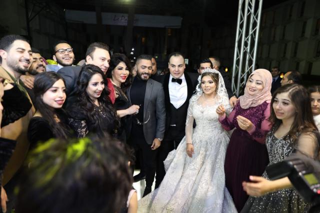 النجوم في حفل زفاف عمرو صحصاح 