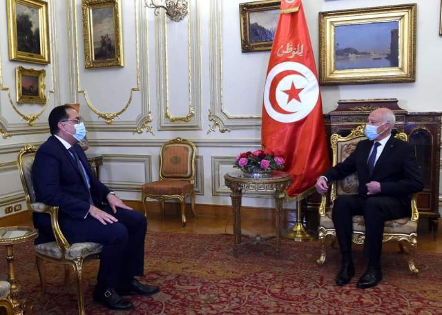 مدبولي والرئيس التونسي