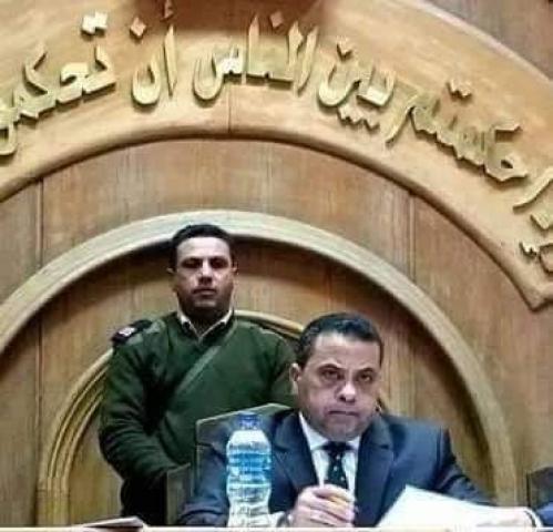 المستشار سامى عبد الحليم غٌنيم رئيس محكمة الجنايات بالزقازيق