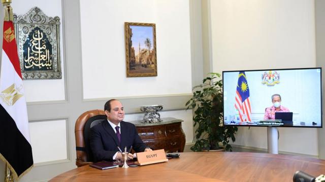 السيسي ورئيس الوزراء الماليزي