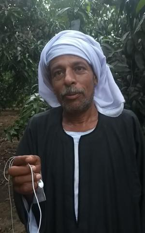 الحاج محمود عبد النبي صاحب مزرعة