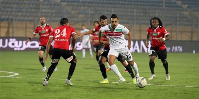 لاعبي الزمالك وطلائع الجيش