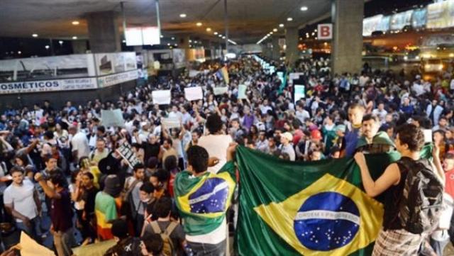 المظاهرات البرازيل