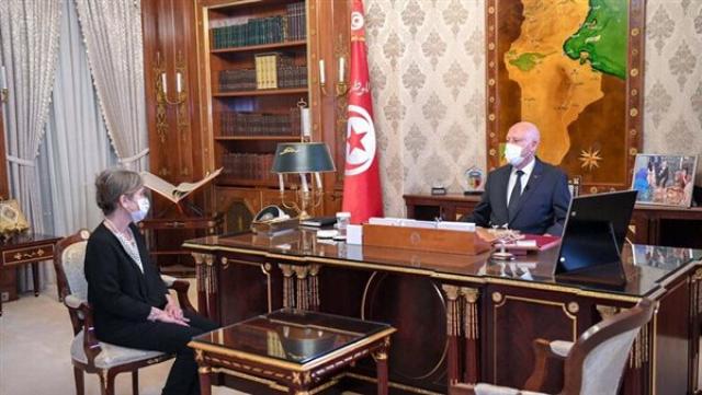 الرئيس التونسي ورئيسة الحكومة المكلفة