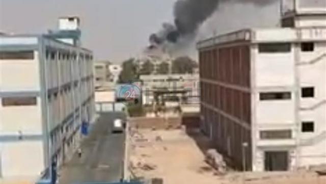 حريق مصنع بيروسول بالعاشر من رمضان