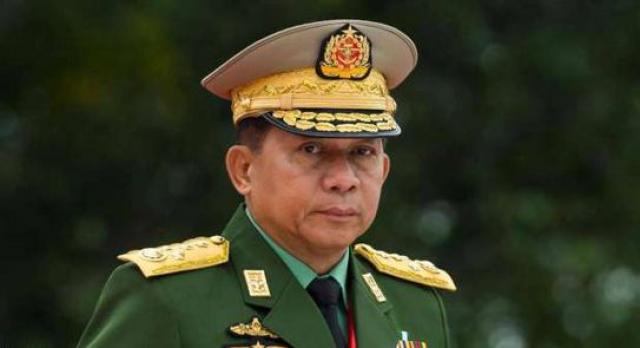 قائد الانقلاب العسكري في ميانمار