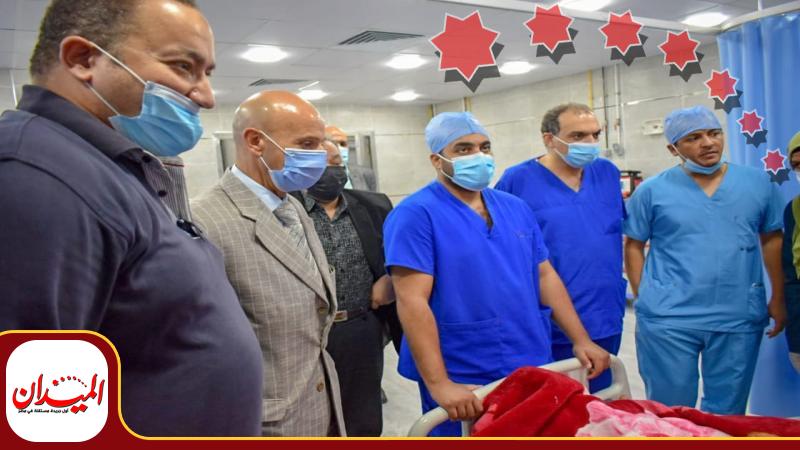 د.هشام مسعود يتابع أول عملية جراحة قلب مفتوح