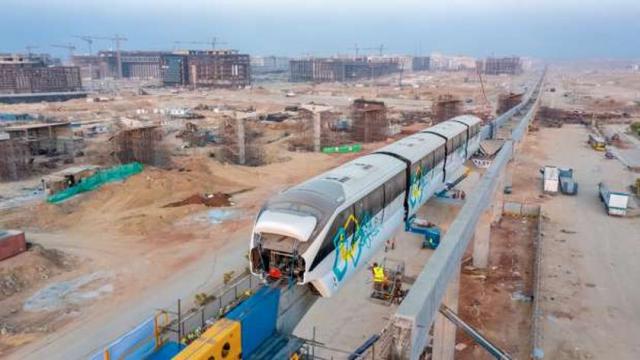 وزارة النقل تواصل تنفيذ مشروع المونوريل بالسادس من أكتوبر