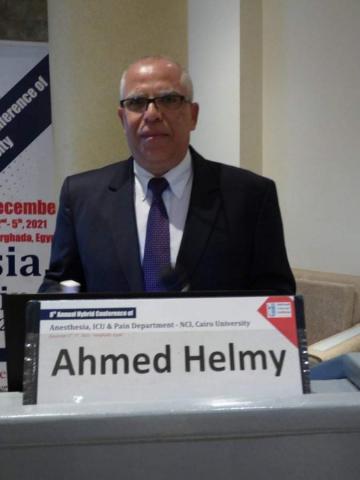 رئيس المؤتمر، الدكتور أحمد حلمي أبوالسعود 
