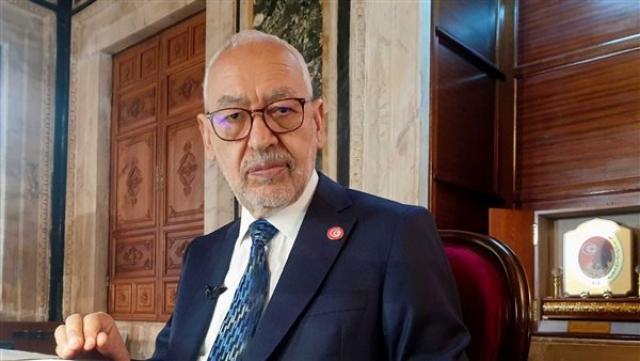 راشد الغنوشي رئيس حركة النهضة الإخوانية بتونس