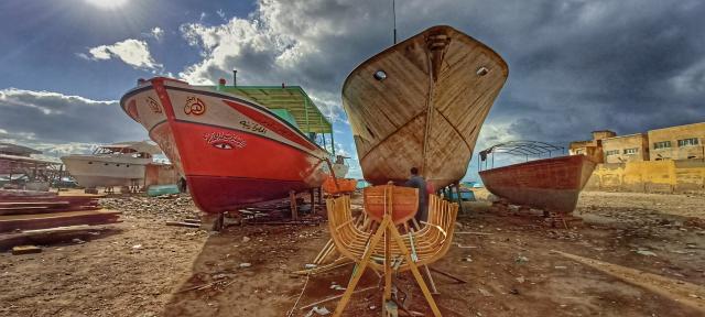 اقدم مجمع ورش لصناعة السفن بمنطقة بحري بالاسكندرية