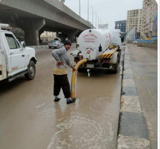 سحب تجمعات مياه الأمطار 