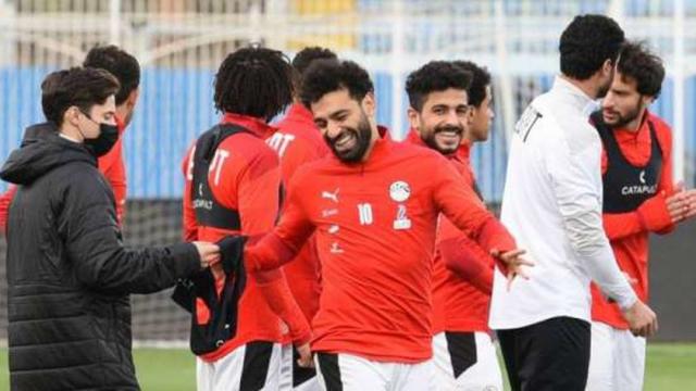 استعدادات منتخب مصر لمباراته أمام السنغال