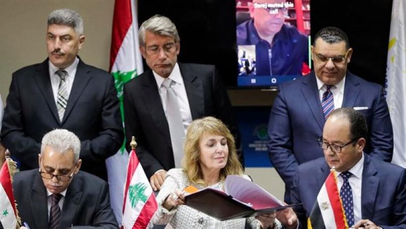 توقيع الاتفاق بين مصر ولبنان