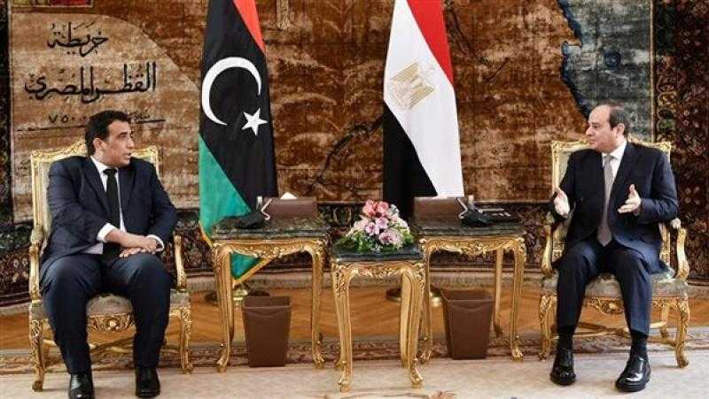 السيسي ورئيس المجلس الرئاسي الليبي يؤكدان ضرورة إجراء انتخابات لتسوية الوضع الحالي