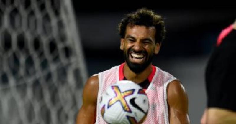 محمد صلاح في التدريبات