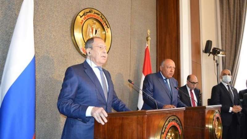 سياسة  وزير الخارجية الروسي ونظيره المصري