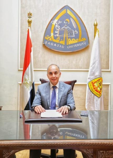 د.عثمان شعلان رئيس جامعة الزقازيق 