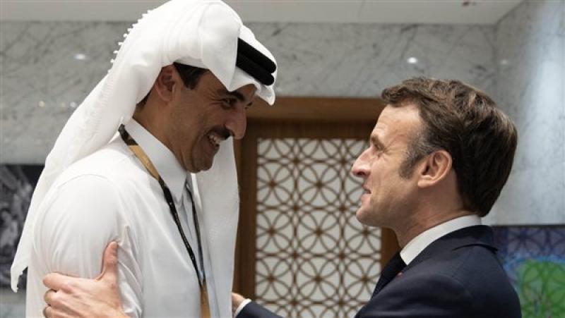  أمير قطر يلتقي الرئيس الفرنسي