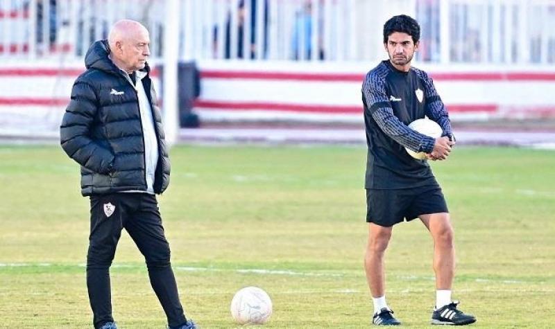 فيريرا في مران الزمالك-صورة أرشيفية