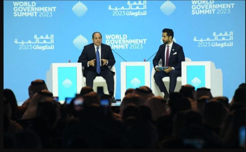 كلمة الرئيس السيسي خلال جلسة حوارية على هامش فعاليات القمة العالمية للحكومات بدبي