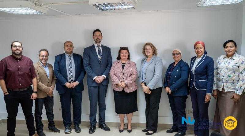 جامعة النيل تستقبل فريق رفيع المستوى من السفارة الأمريكية بالقاهرة لبحث أوجه التعاون بين الطرفين
