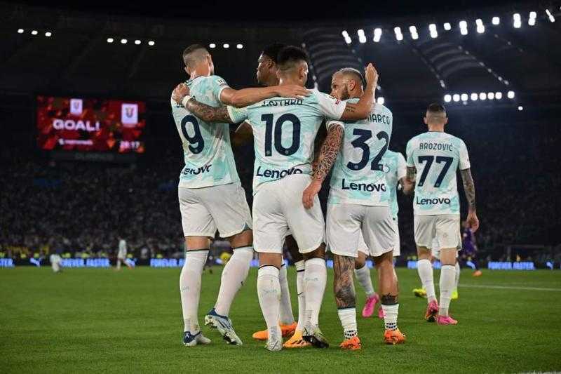 إنتر ميلان يفوز على فيورنتينا ويُتوج بكأس إيطاليا