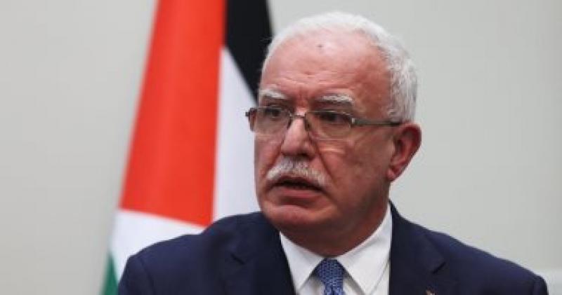 وزير الخارجية الفلسطينية رياض المالكى
