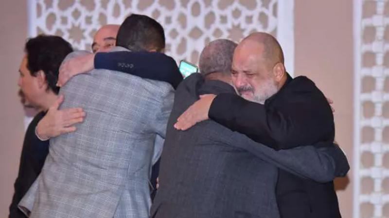 جانب من عزاء طارق عبد العزيز