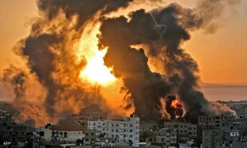 قصف إسرائيلي على مدينة رفح