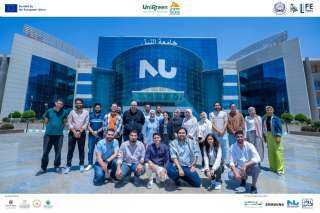 جامعة النيل تشارك في مسابقة ”يونى جرين” الوطنية