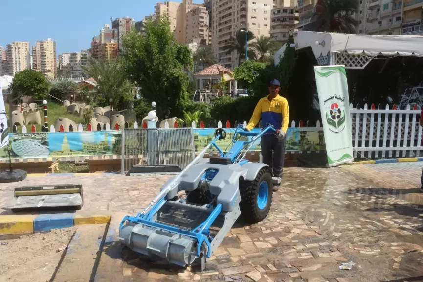 غربله الرمال بمحافظة الإسكندرية