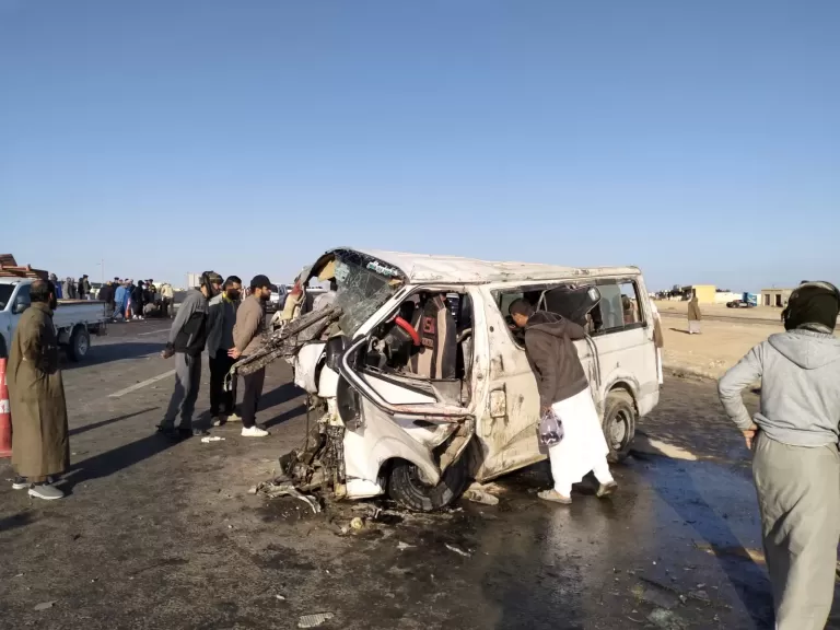 حادث سير في مطروح