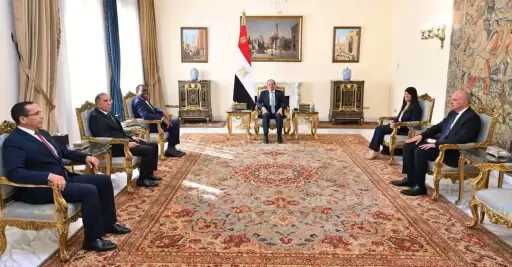 السيسي يلتقي بـ رئيس البنك الإفريقي للتنمية