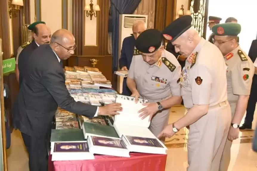 جانب من زيارة وزير الدفاع والإنتاج الحربى