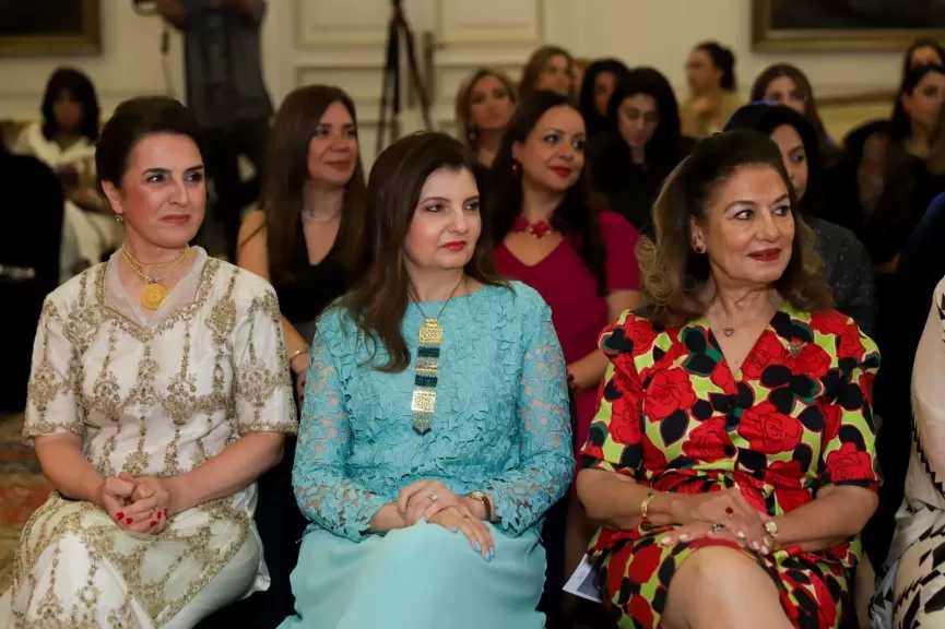 عرض أزياء الأناضول بالسفارة التركية على أنغام أم كلثوم