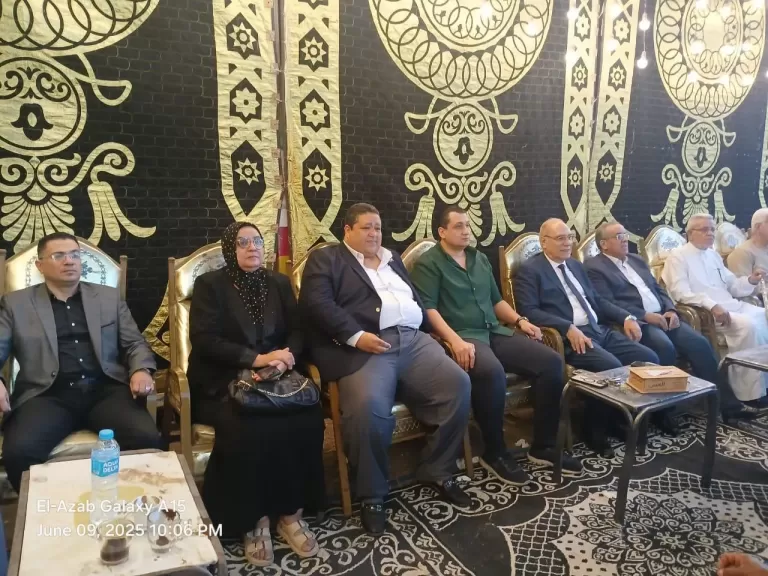 قيادات حزب مستقبل وطن يقدمون واجب العزاء